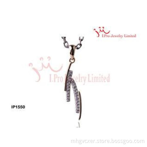 Autumn Golden Tree Fork 925 Sterling Silver Pendant With Ma